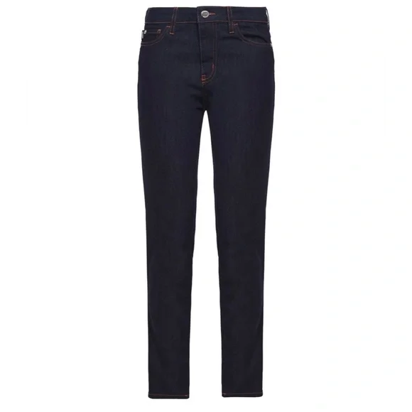 NWT LOVE MOSCHINO Mid-rise slim-leg dark denim jeans Size 26 - Picture 15 of 15